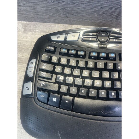 Logitech K350 Comfort Wave Wireless Keyboard ONLY - No Dongle Y-R0053 820-002546 - Picture 4 of 10